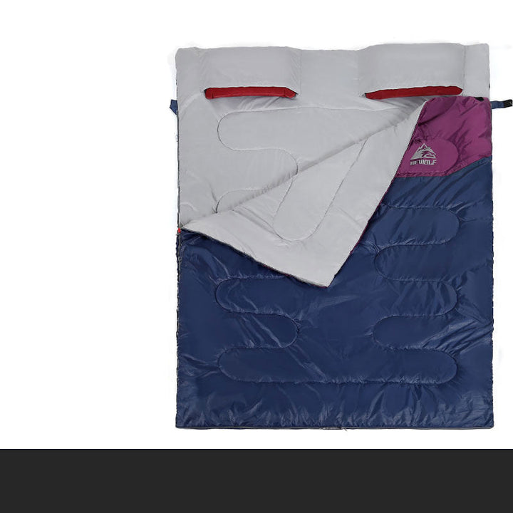 Stay Cozy Anywhere with Our Thickened Warm Double Sleeping Bag