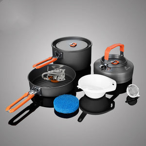 Outdoor Camping Picnic 2-3 Portable Cookware Set: Your Perfect Companion for Adventure