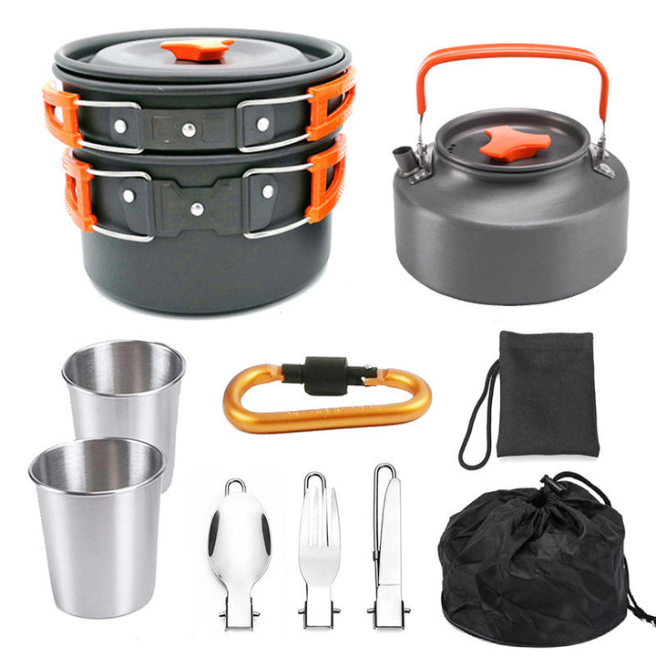 The Ultimate Outdoor Portable Cookware Mess Kit: Your Adventure Companion