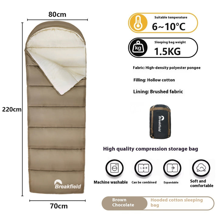 Experience Comfort and Warmth with Our Waterproof Cotton Sleeping Bag
