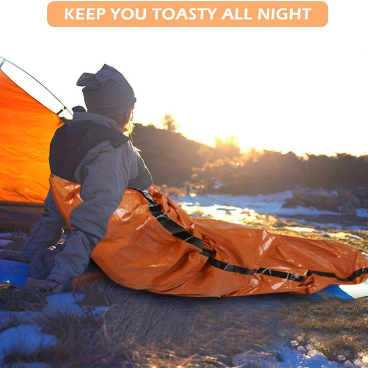 Stay Warm and Safe with the Portable Lightweight Emergency Sleeping Bag