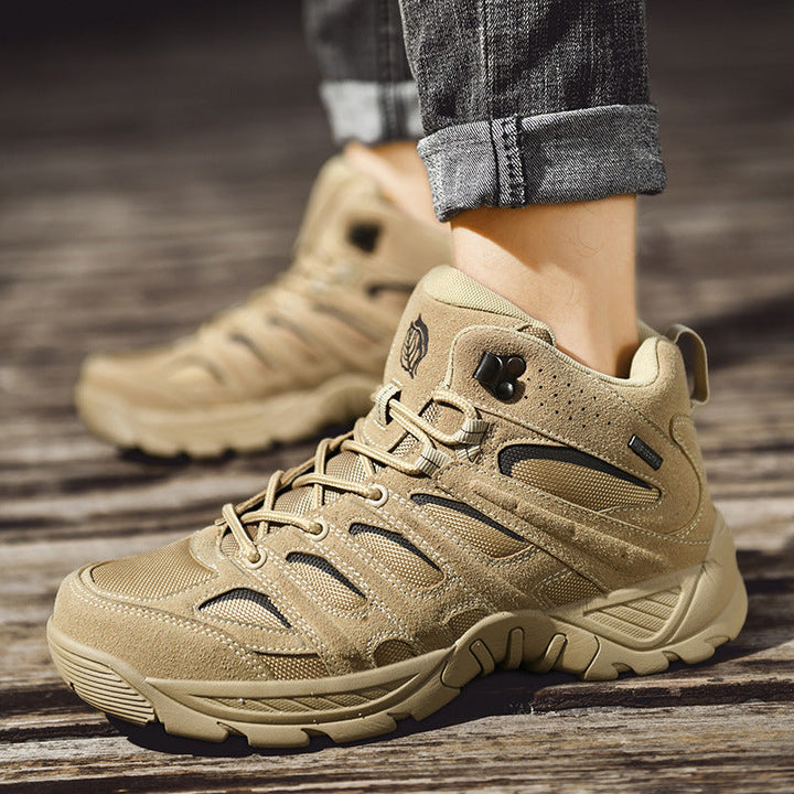 Elevate Your Adventure with Outdoor High-top Hiking Male Martin Boots