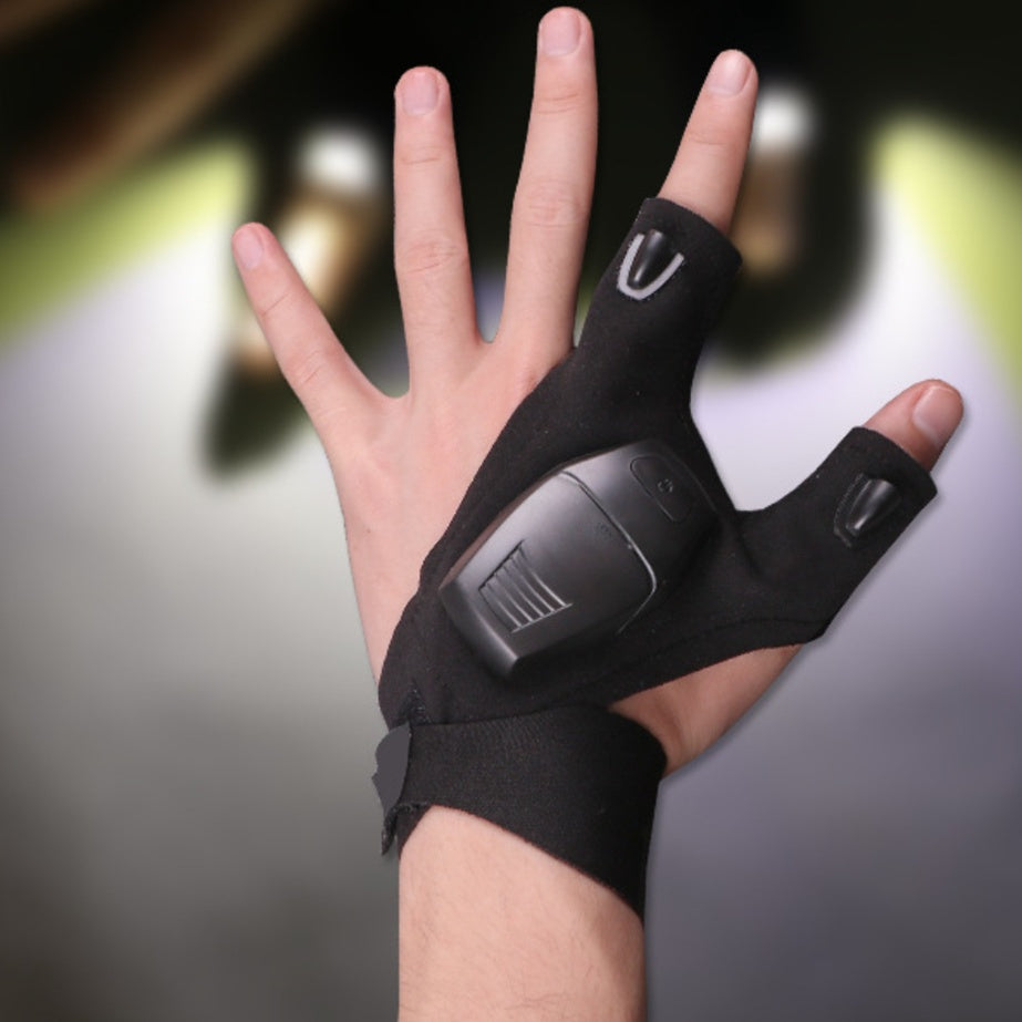 Illuminate Your Night Fishing Adventure with Our Flashlight Gloves