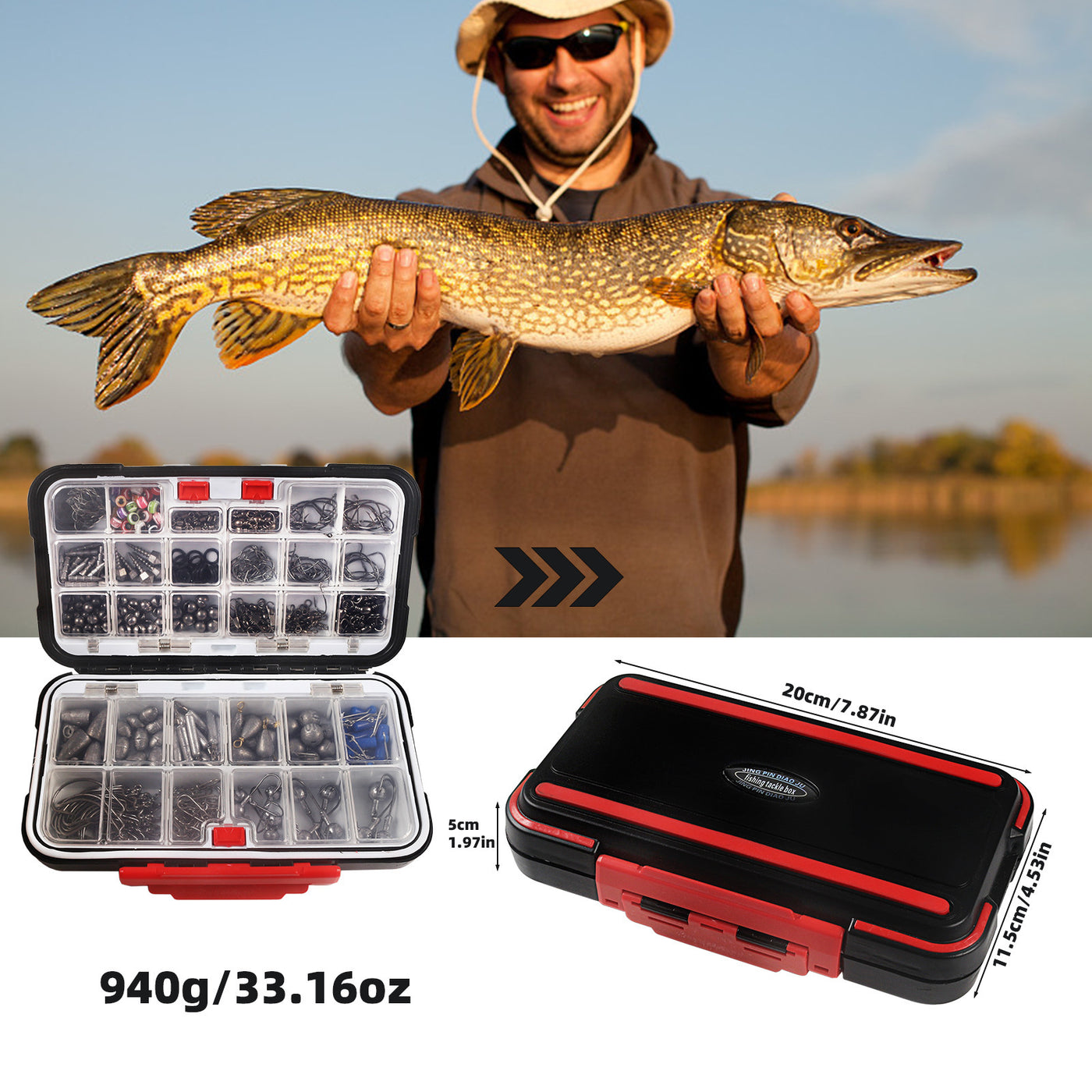 cheap sea fishing tackle box Sinker Sea Fishing Gear Black Box – Camping Crusaders