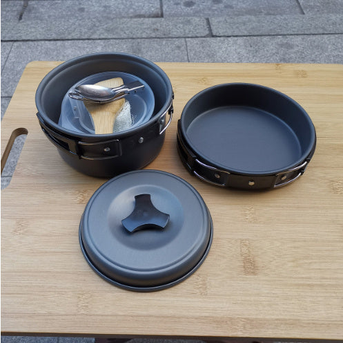 1-2 people camping cookware set