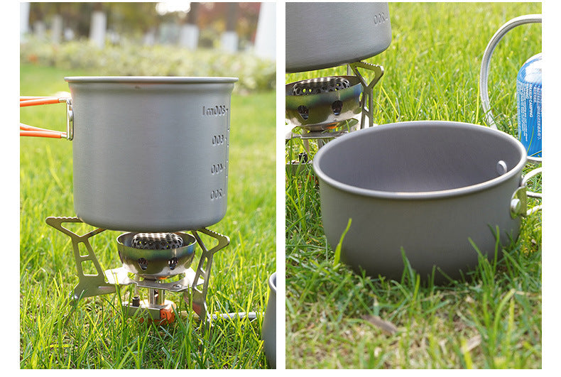 Outdoor Camping Cookware Picnic Portable Pot