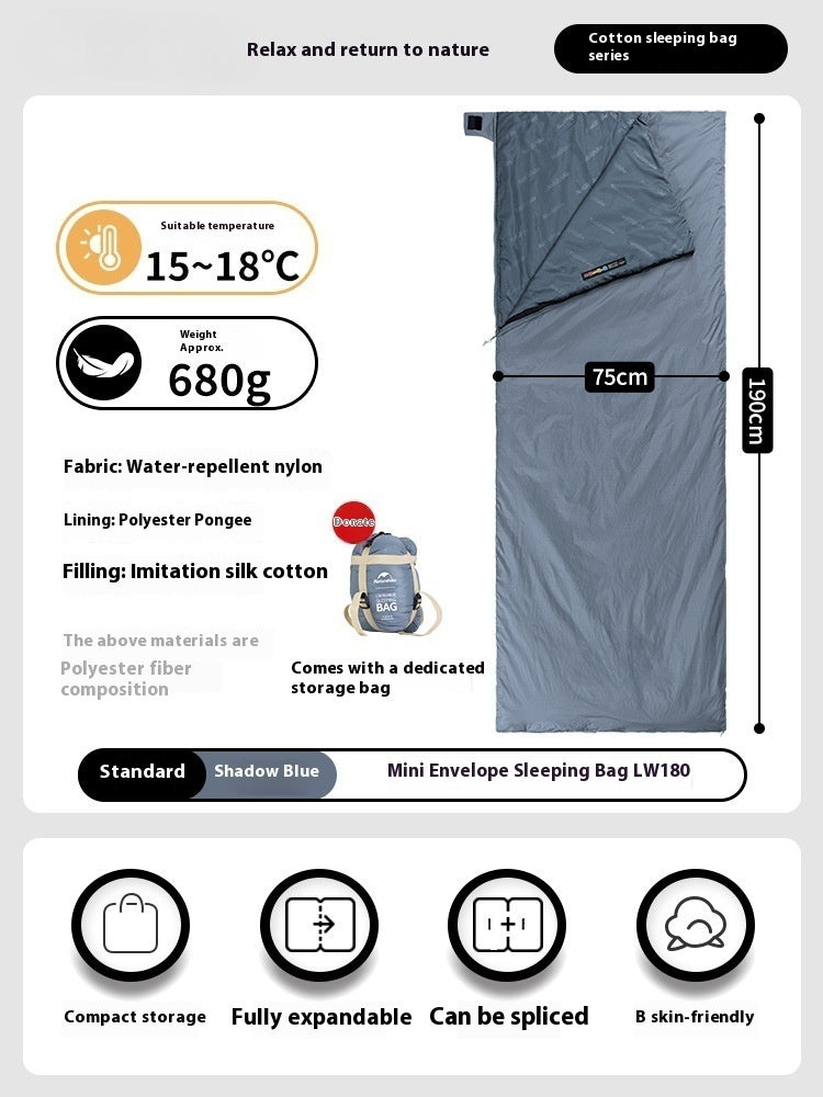 Summer Envelope Thin Sleeping Bag