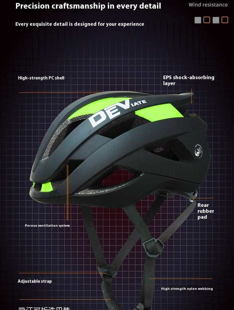 Bicycle Helmet Full Boud Edage Belt