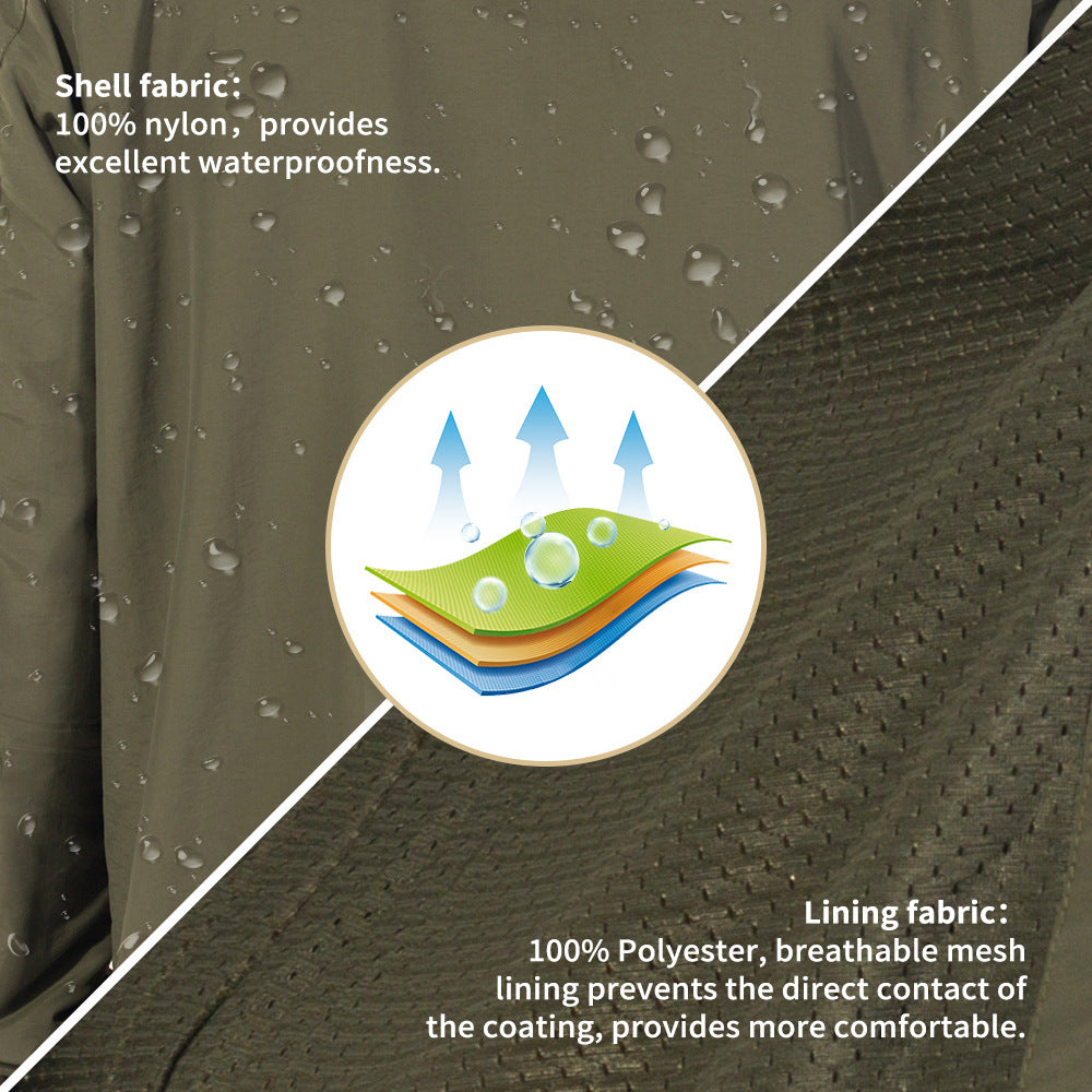 Men's Breathable Windbreaker Oversized Jacket