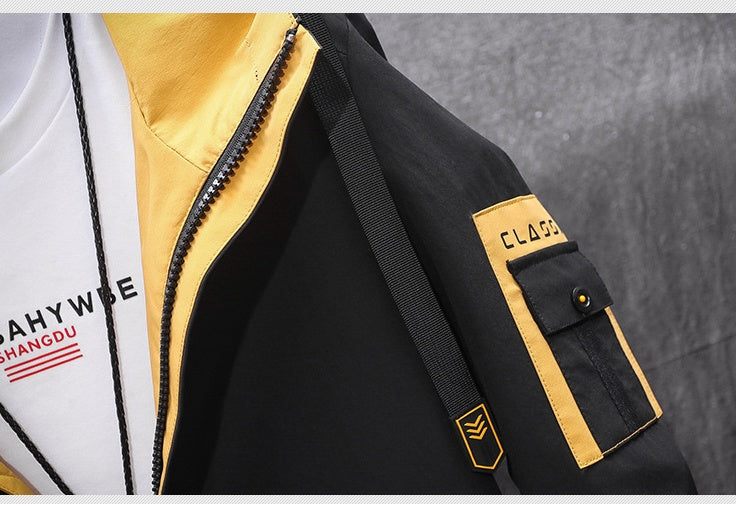 Mid-length Hooded Casual Jacket