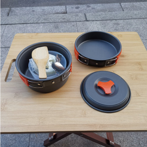 1-2 people camping cookware set