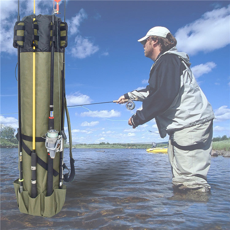 Fishing Gear Cylindrical Fishing Bag
