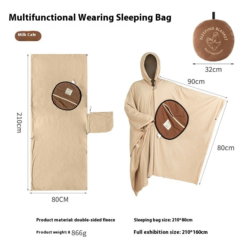 Multi-purpose Cloak Sleeping Bag Outdoor