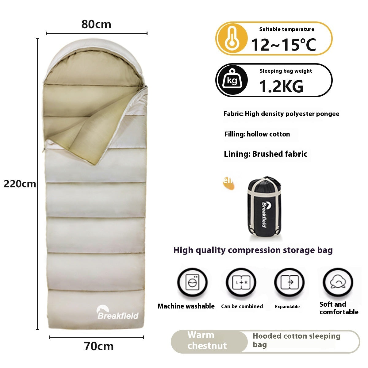 Waterproof Cotton Sleeping Bag